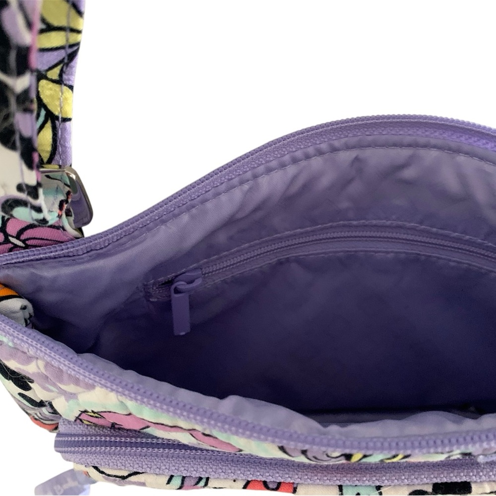 Vera Bradley Quilted Floral Shoulder / Crossbody Bag - Picture 5 of 7